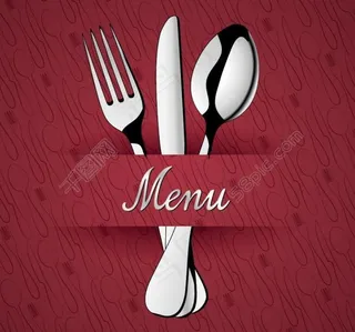 西餐厅菜单封面图片