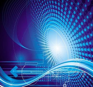 蓝色科技背景图片