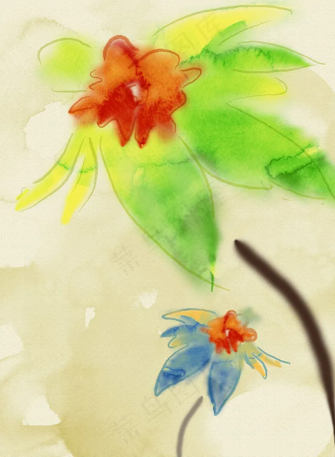 位图 植物 优雅植物 花卉 时尚休...