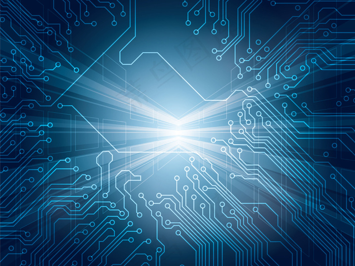 时尚的电路板图案矢量素材