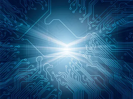 时尚的电路板图案矢量素材 时尚的电路板图案矢量素材