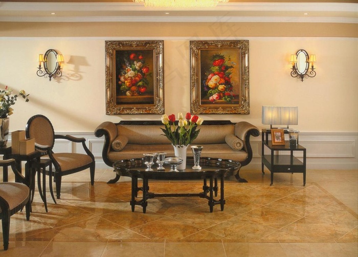 欧式豪华实景图图片