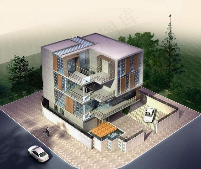 别墅全套建施图（含效果图）