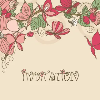 花朵花纹图案03—矢量素材