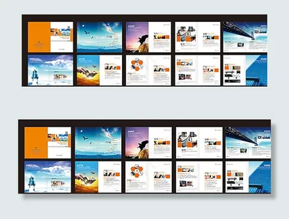 企业宣传画册图片