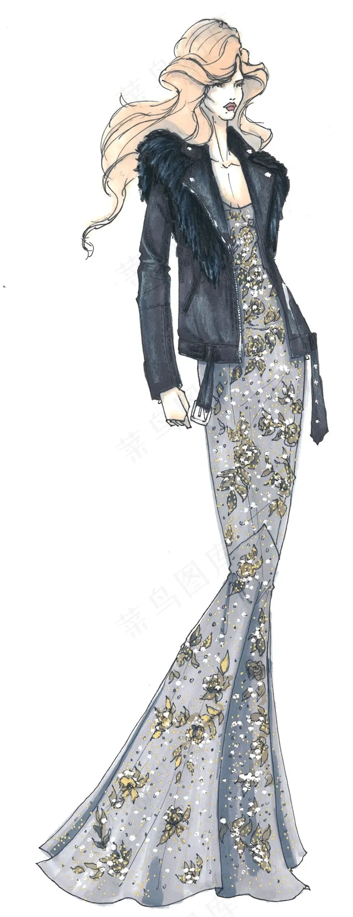 时尚礼服设计图