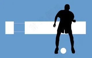 踢足球flash矢量动画素材