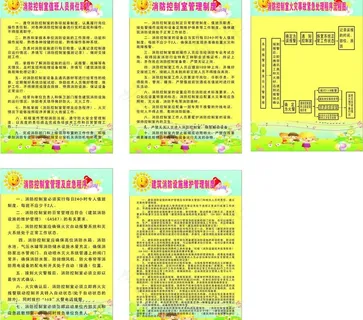 消防5项制度图片