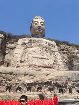 蒙山大佛图片
