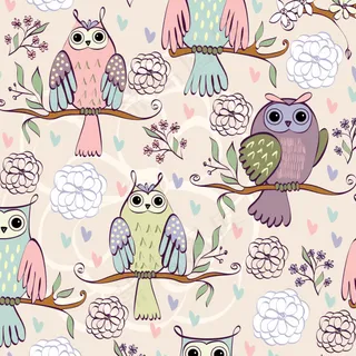 矢量卡通猫头鹰 矢量卡通猫头鹰