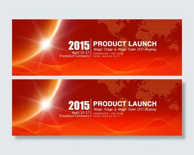 醒目的产品发布会网站banner 醒目的产品发布会网站banner