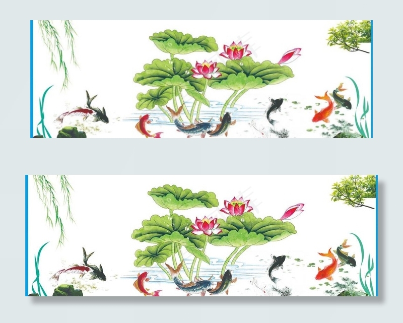 店面风水画(位图构成)图片cdr矢量模版下载