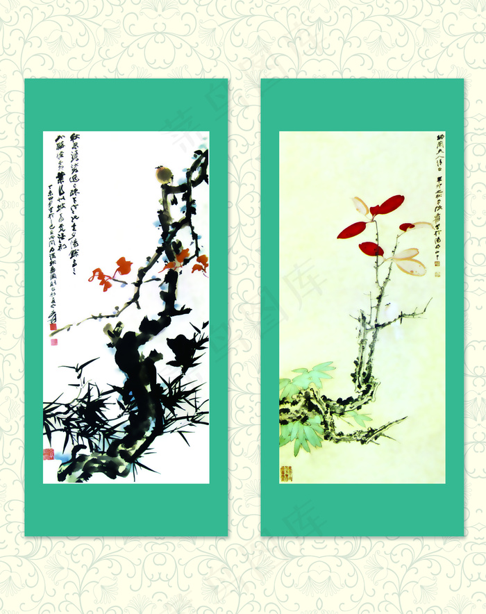 红叶小鸟