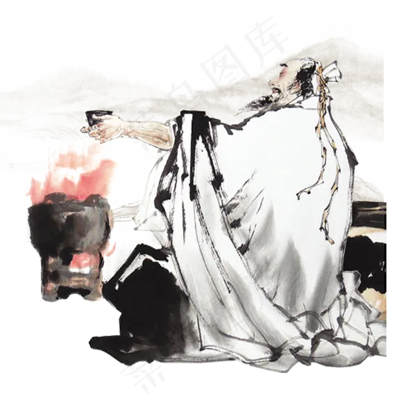 中国古代诗人作词古人物中国风PNG...