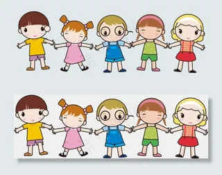 卡通儿童小孩学生幼儿图片素材