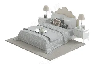 3D床模型模板下载