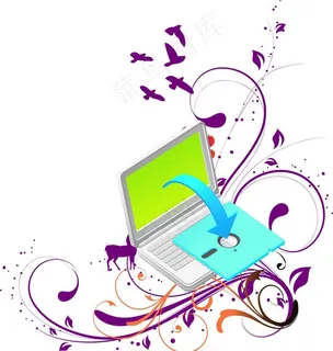 欧矢量素材电子产品图片