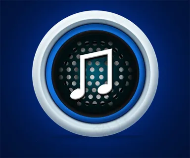 质感音乐图标PSD素材