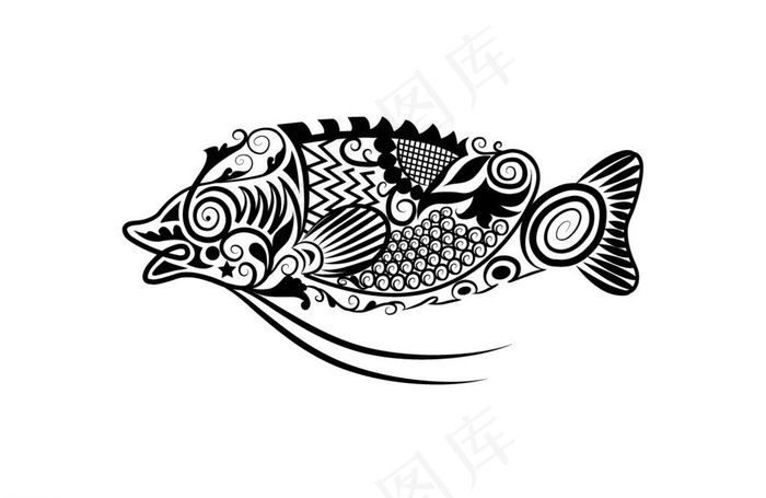 动物花纹矢量素材图片