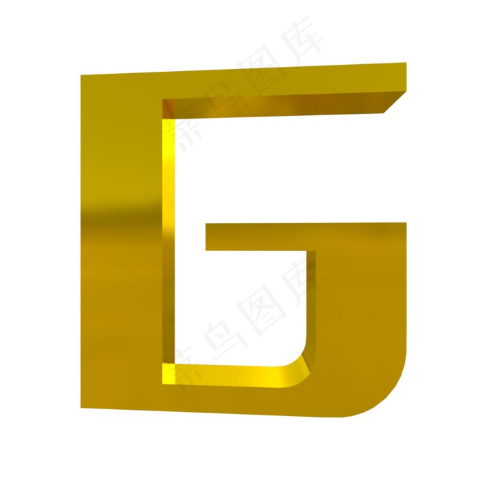 3D字体G图片