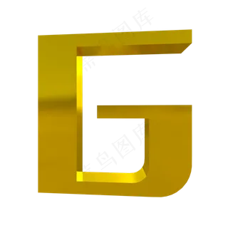 3D字体G图片