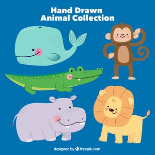 北欧简约卡通狮子矢量标志