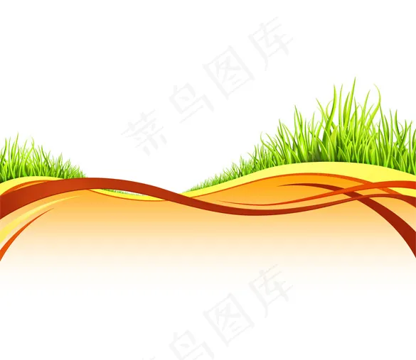 5自然波草抽象的背景
