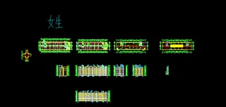 CAD女生宿舍图纸
