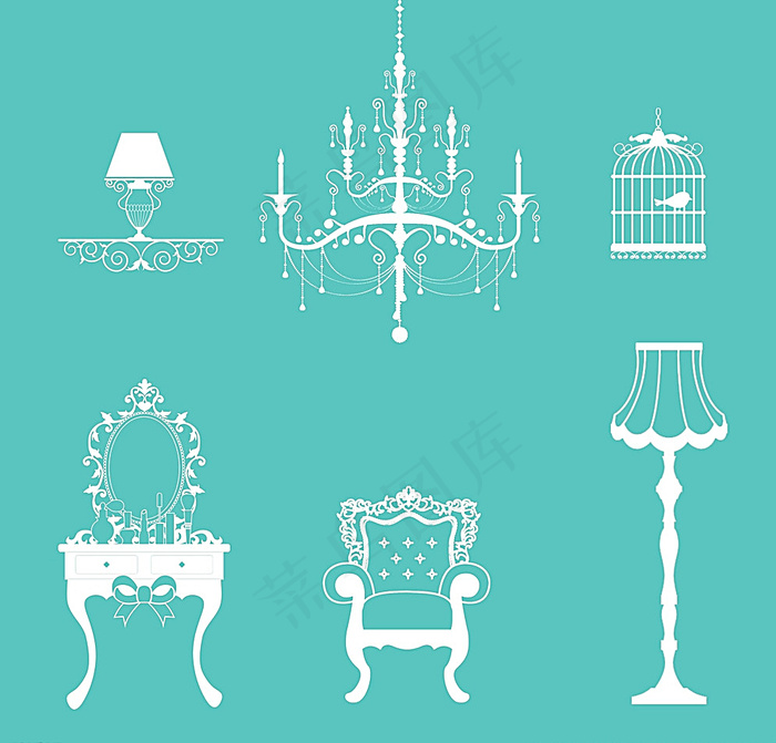 蒂芙尼蓝背景图片