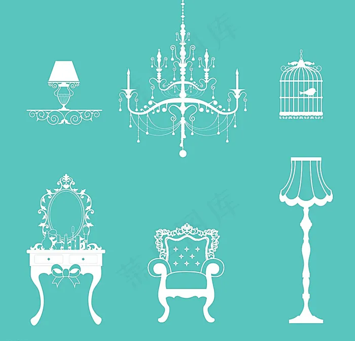 蒂芙尼蓝背景图片psd模版下载