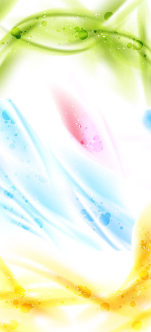 梦幻线条背景元素