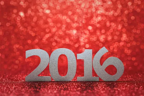 新年2016字体设计