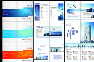 公司画册宣传册版面图片