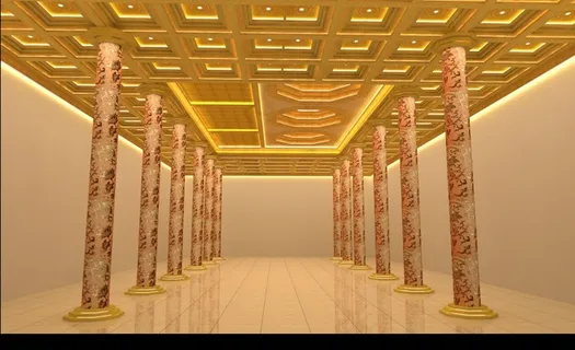 寺庙吊顶设计效果图图片 寺庙吊顶设计效果图图片