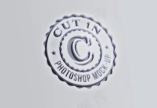 logo图层样式平面样机素材