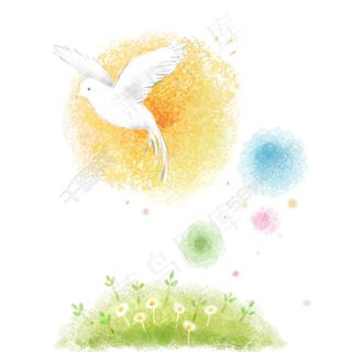 朦胧背景图片素材 野花野草背景