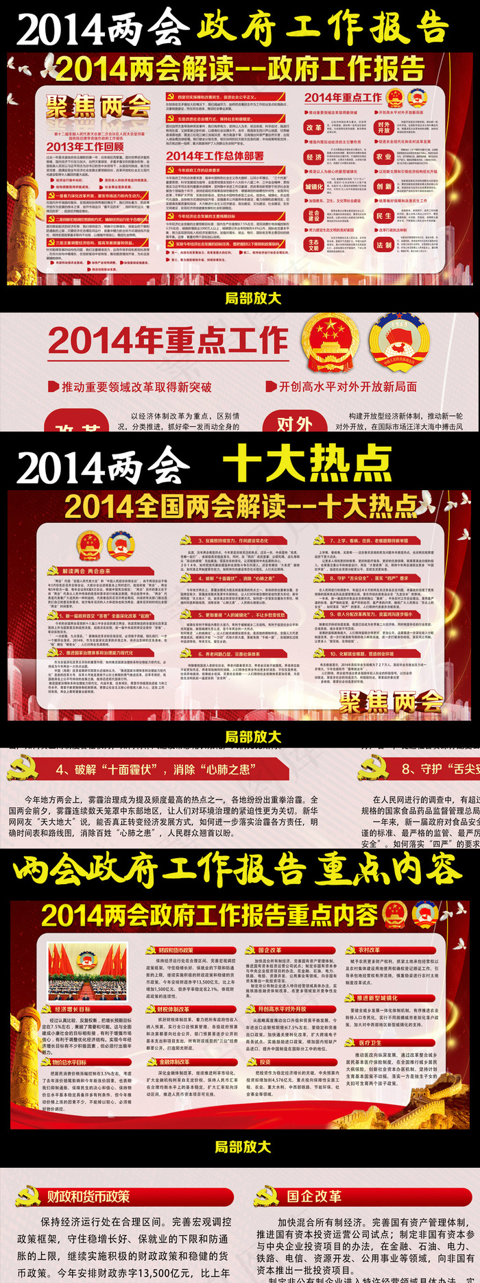 2014两会*工作报告两会十大热...