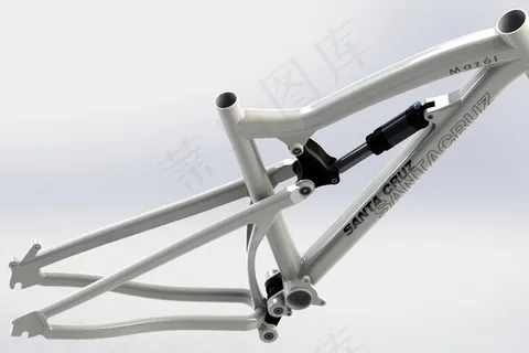 山地车架的山地自行车