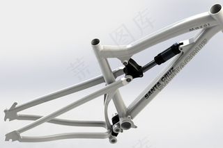 山地车架的山地自行车