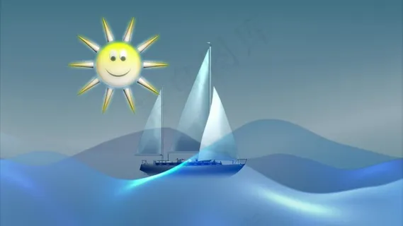 快乐的帆运动背景 视频免费下载