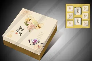 中秋月饼盒 雅月风情图片