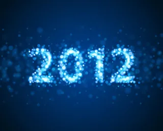 星光璀璨的2012——矢量素材