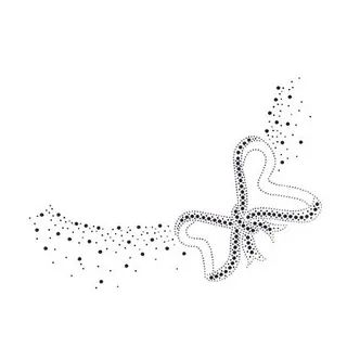 烫钻 生活元素 蝴蝶结 免费素材