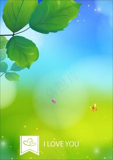 清新背景矢量素材 清新背景矢量素材