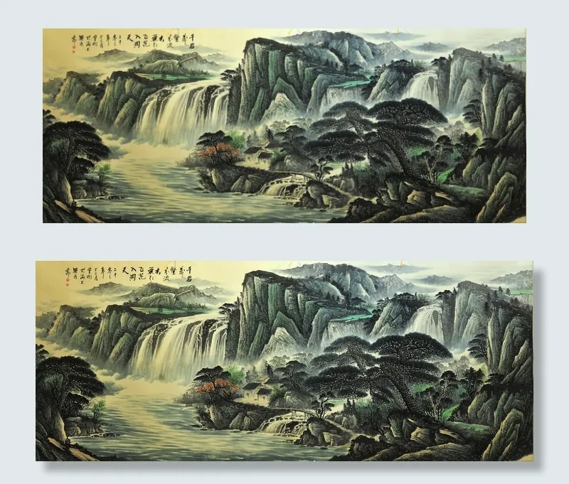 工笔山水图片