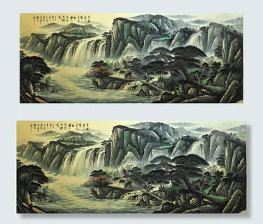 工笔山水图片 工笔山水图片