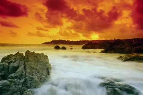 河流 夕阳西下图片 河流 夕阳西下图片