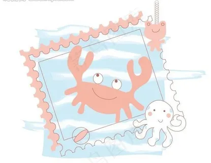 卡通鱼矢量素材图片