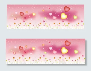 情人节背景矢量图下载