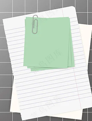 彩色便签矢量素材图片